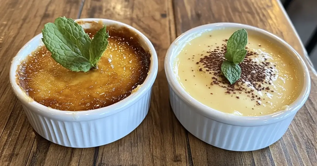 Crème Brûlée vs Custard