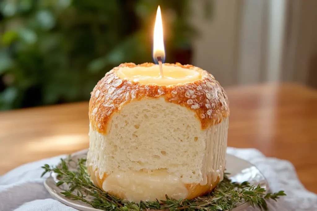 Is It Safe to Make a Butter Candle - butter candle in bread