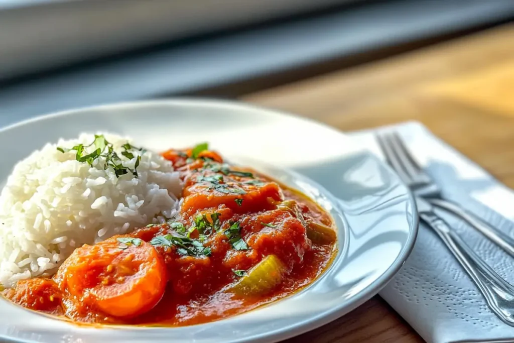 What’s the Difference Between Tomato Stew and Tomato Sauce - plate