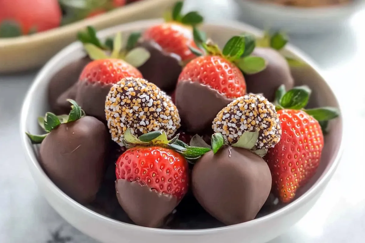 carob covered strawberries recipe