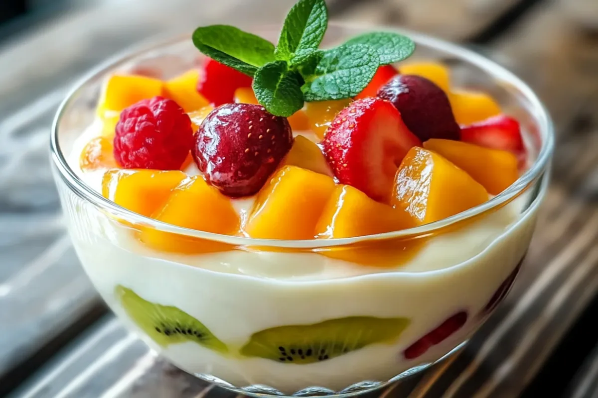 nata fruit pudding recipe