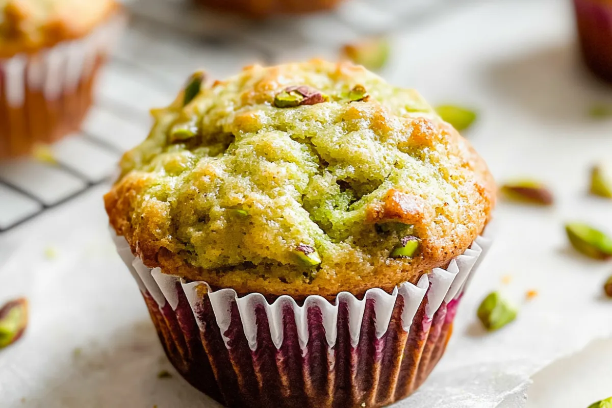 pistachio muffin recipe