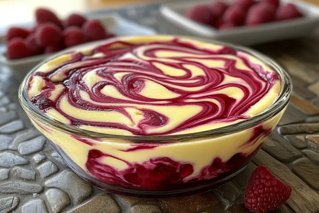 raspberry swirl custard base recipe