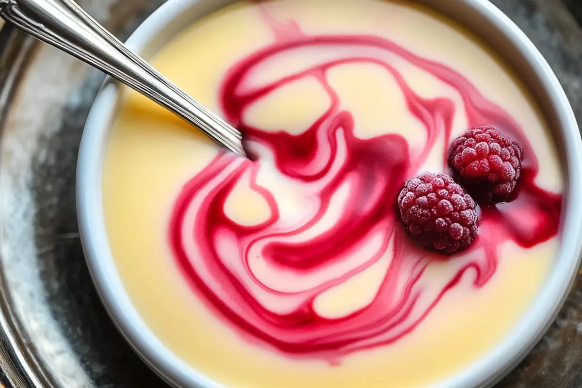 Raspberry Swirl Custard Base Recipe