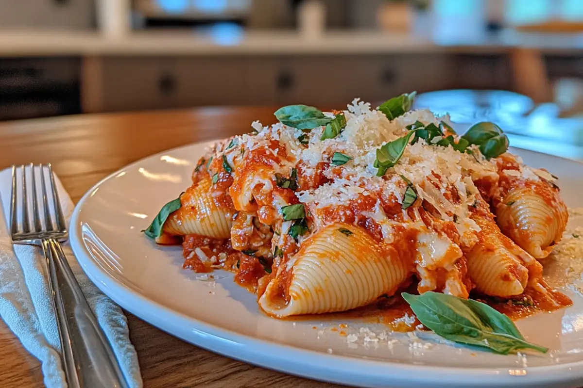 Chicken Stuffed Shells Recipe