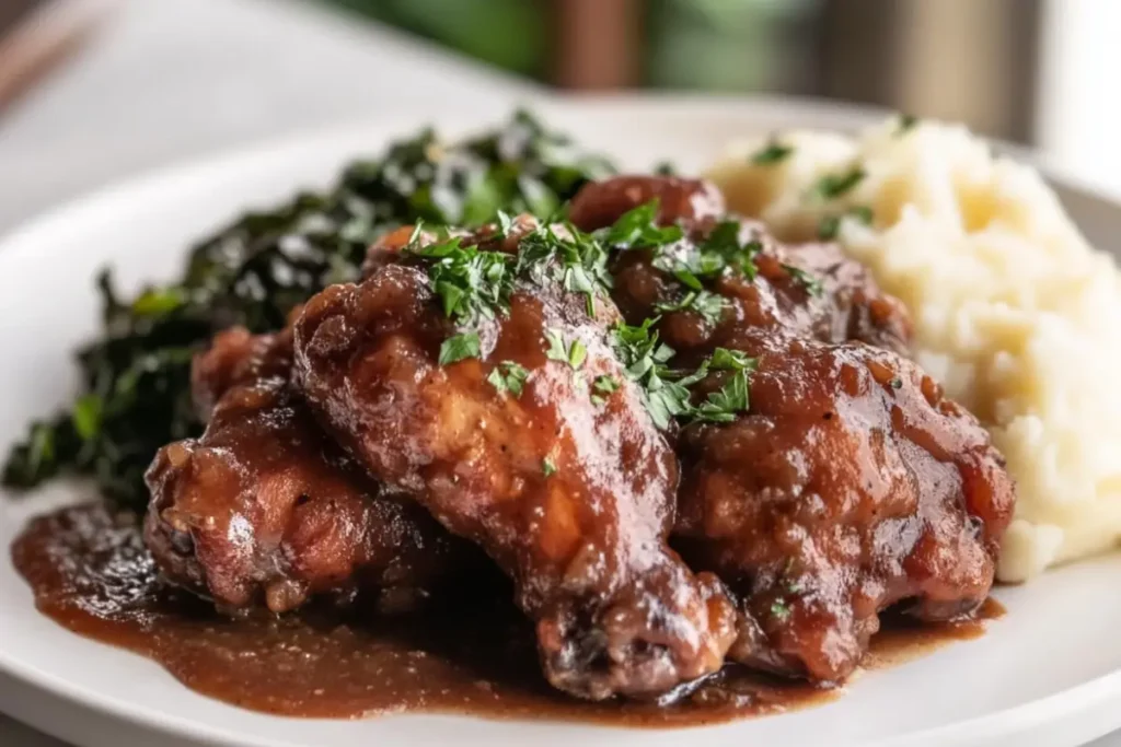 Smothered Turkey Wings Recipe