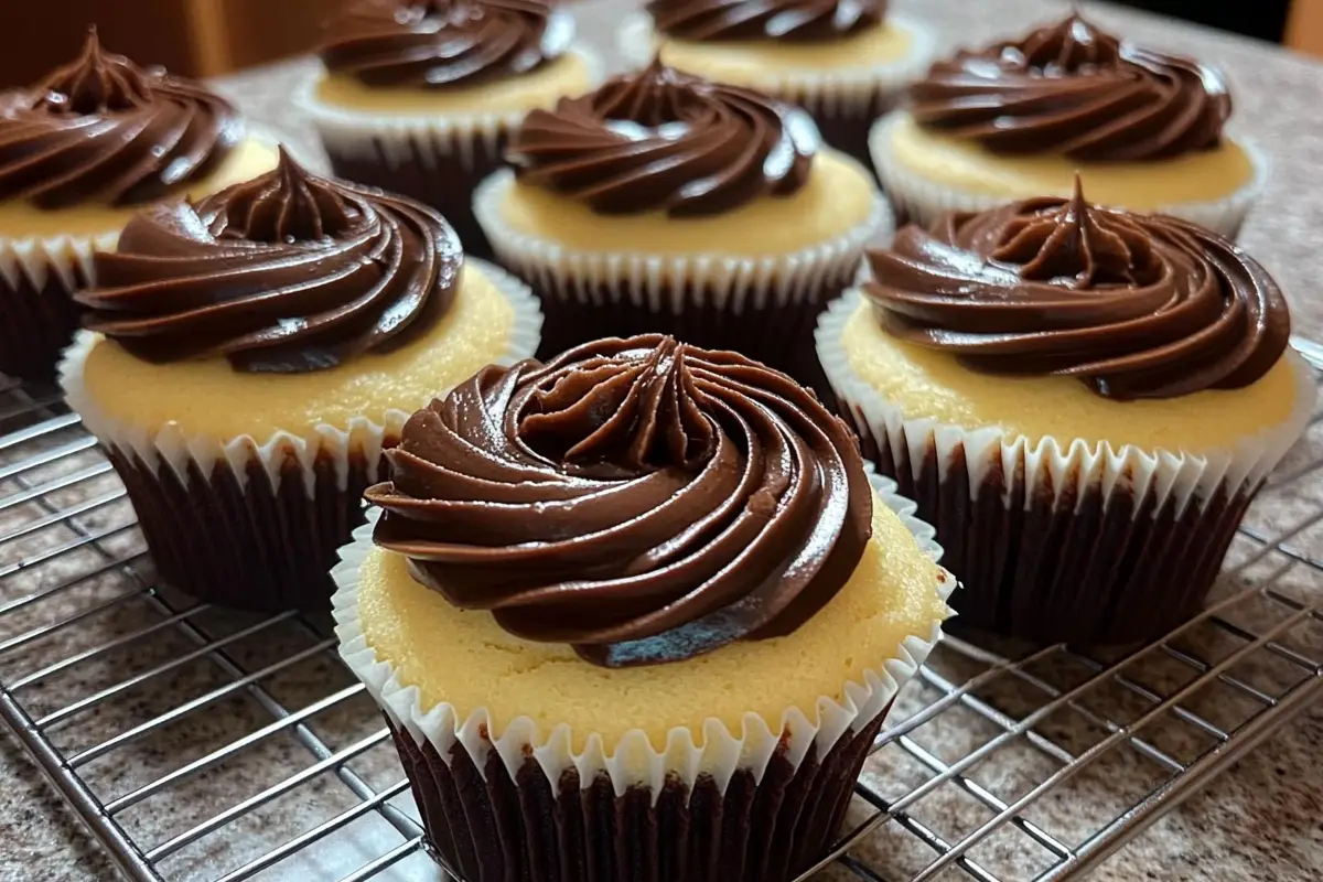 Boston Cream Pie Cupcakes