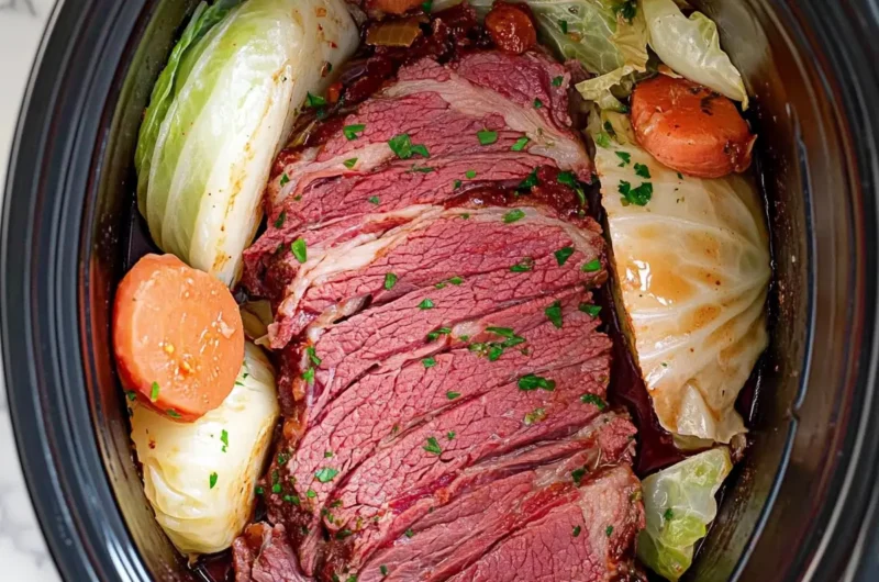 Crockpot Corned Beef and Cabbage