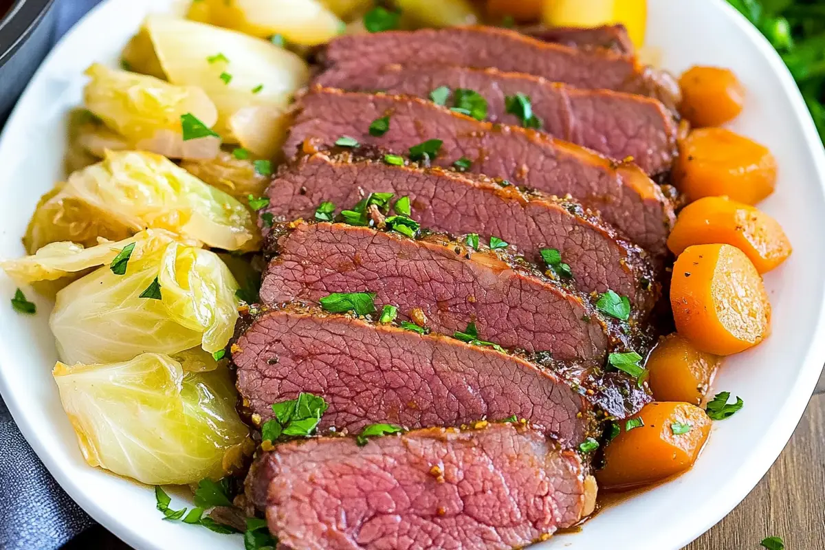 Crockpot Corned Beef and Cabbage Recipe
