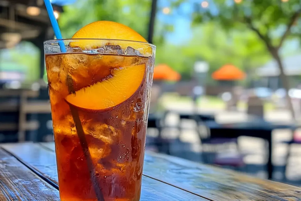 SWEET PEACH ICED TEA