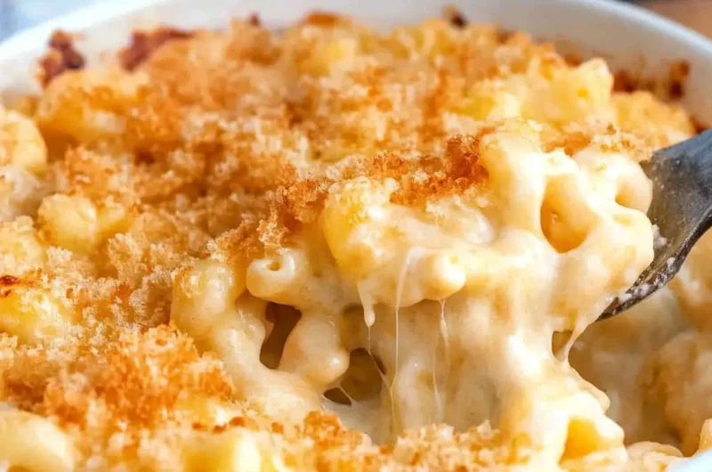 White cheddar mac and cheese