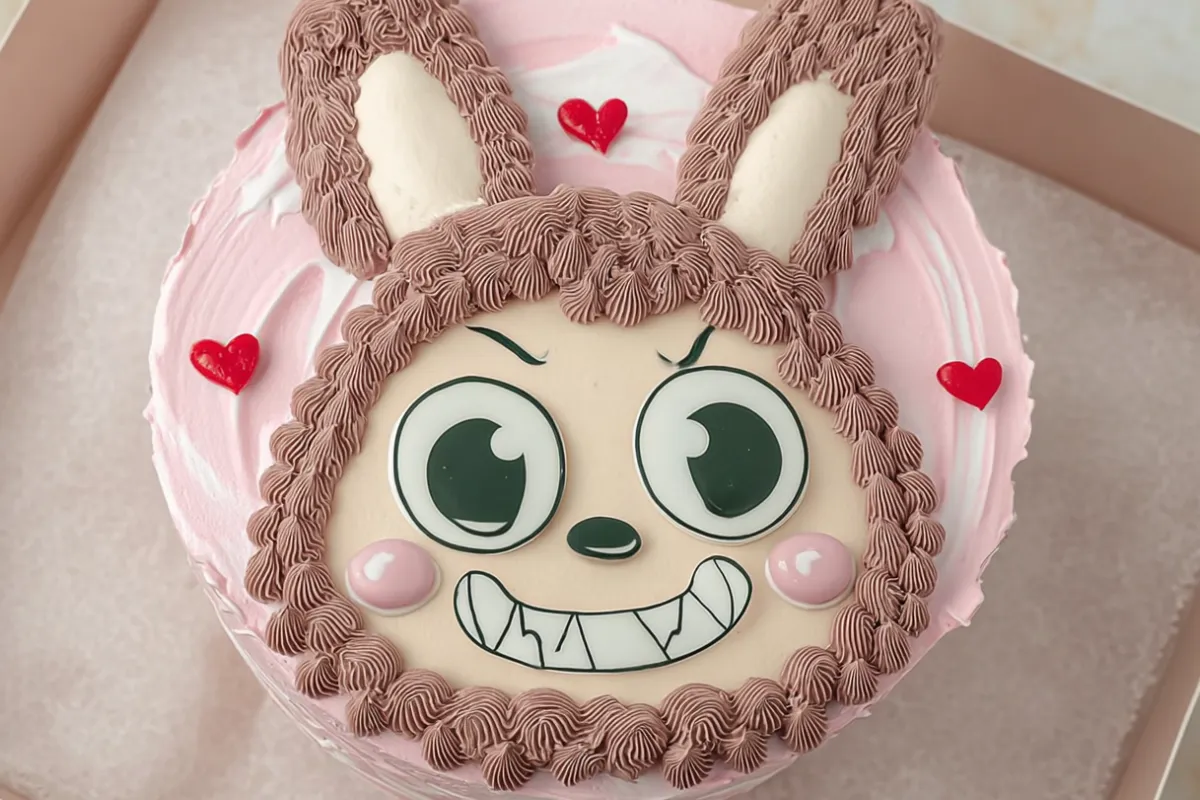 Labubu Cake Recipe Card