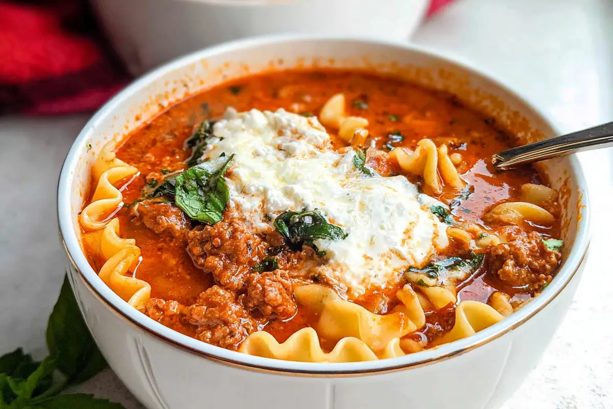 lasagna soup recipe