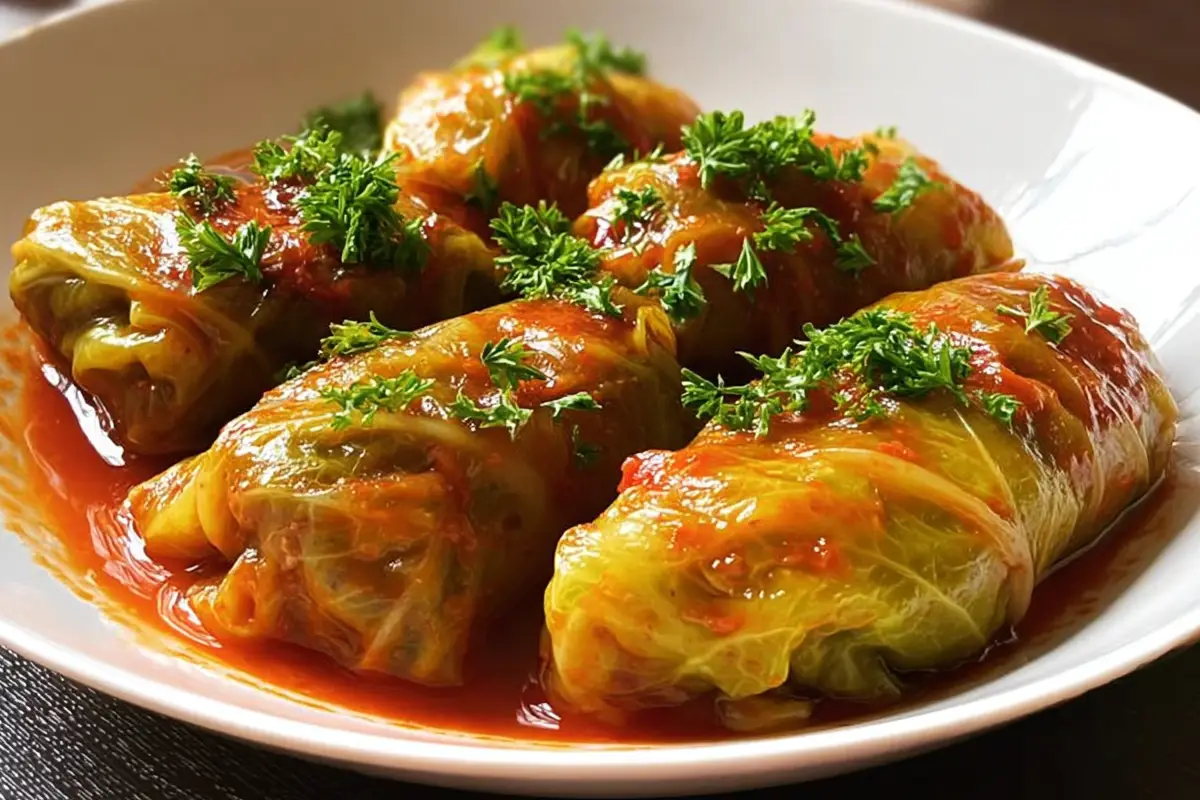 Amish Stuffed Cabbage Rolls