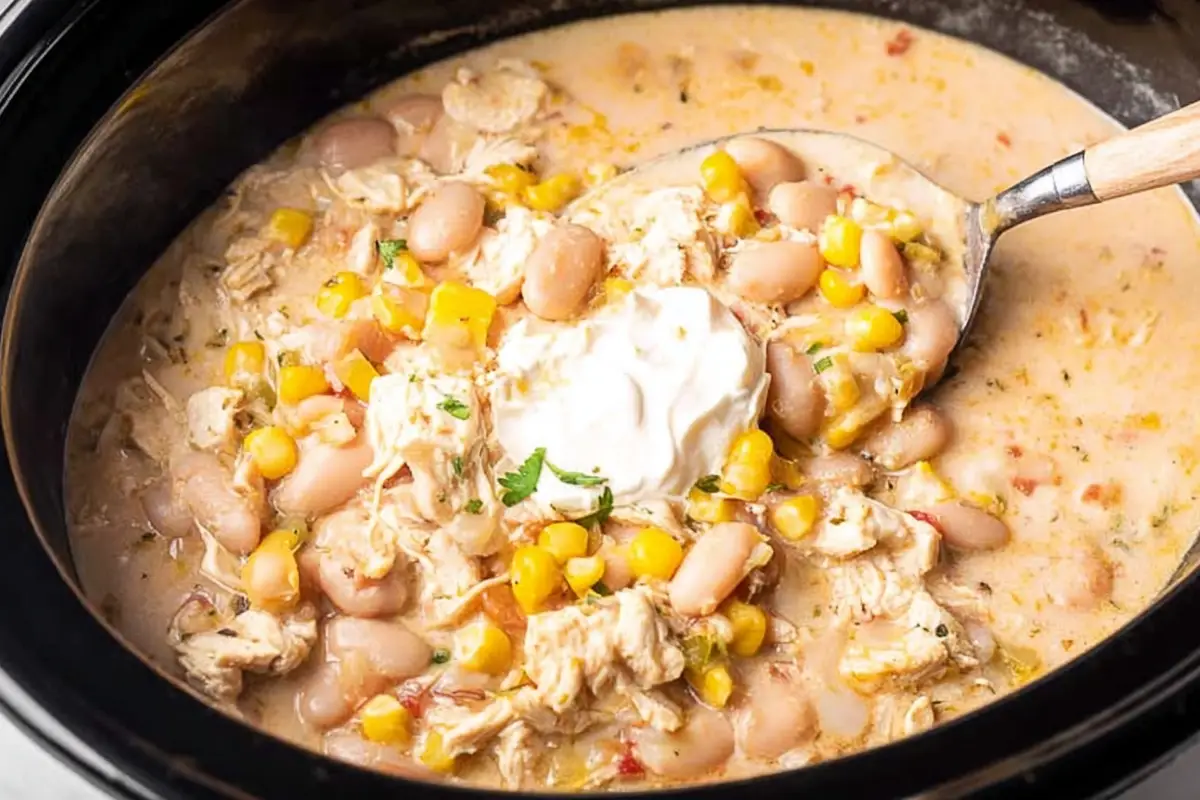 Crockpot White Chicken Chili