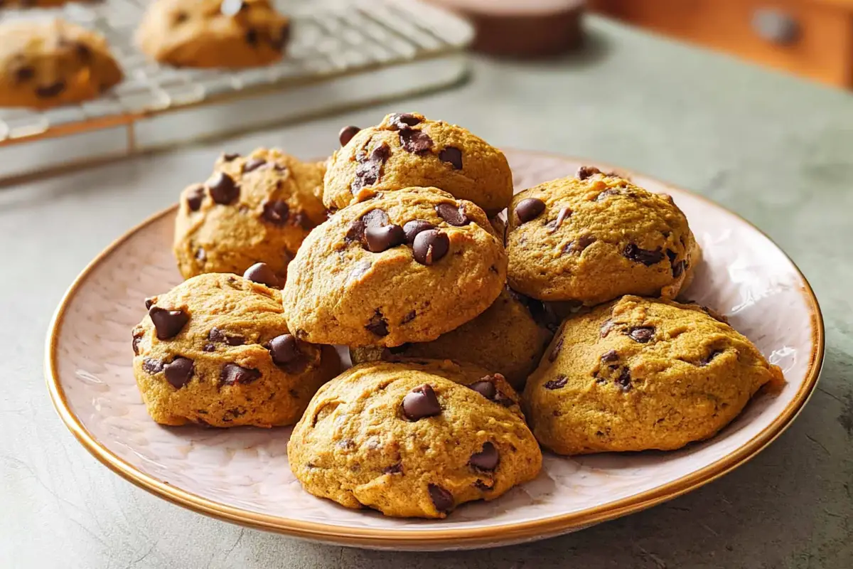 pumpkin chocolate chip cookies