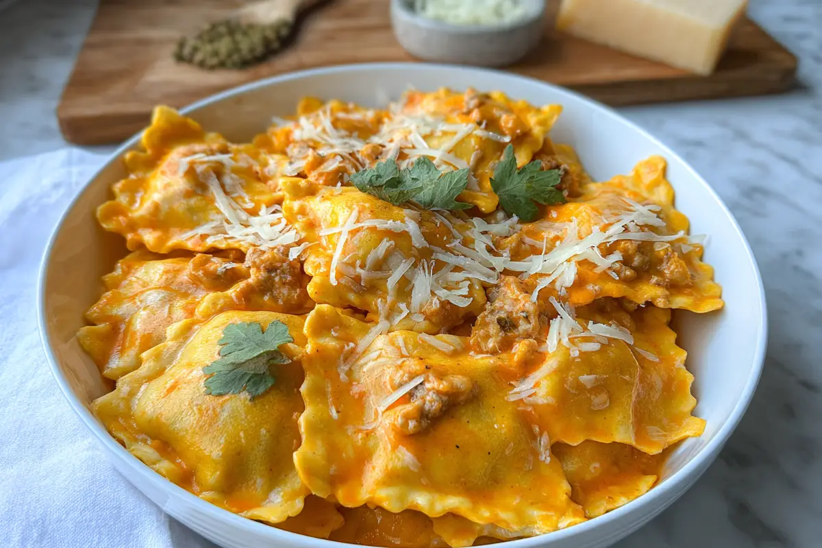 Pumpkin Ravioli recipe