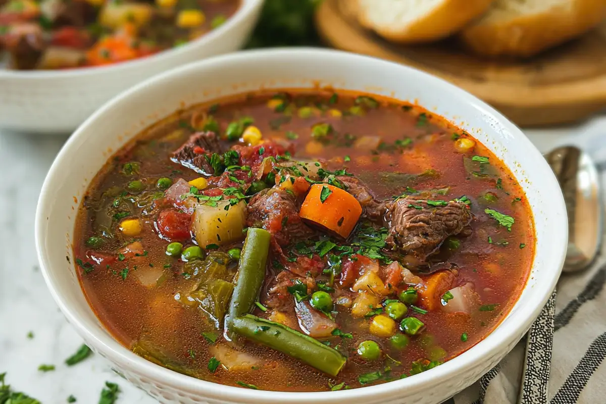 vegetable beef soup