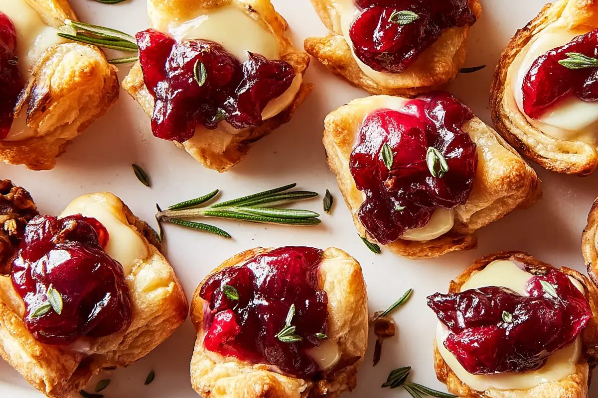 Cranberry Brie Bites Recipe
