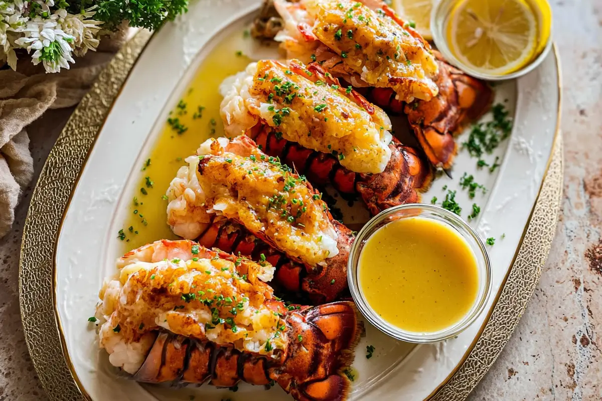 Lobster Tail Recipe Card