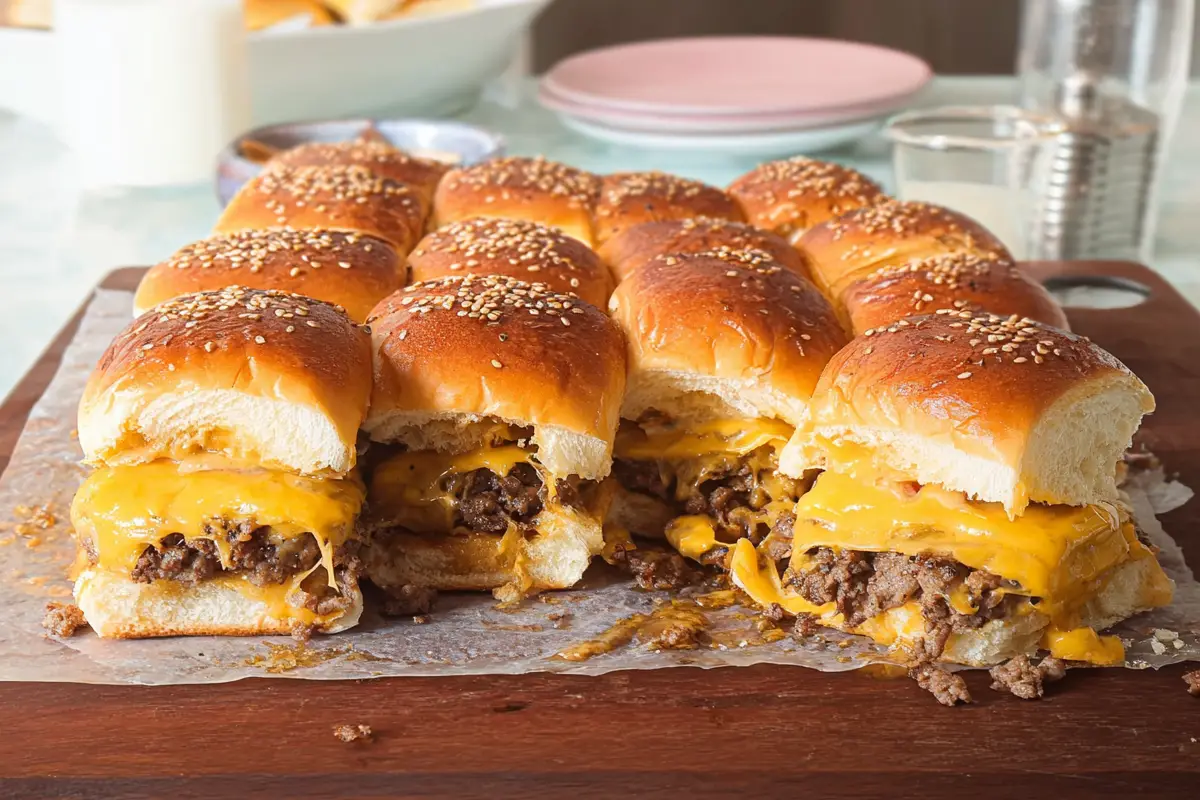 cheeseburger sliders