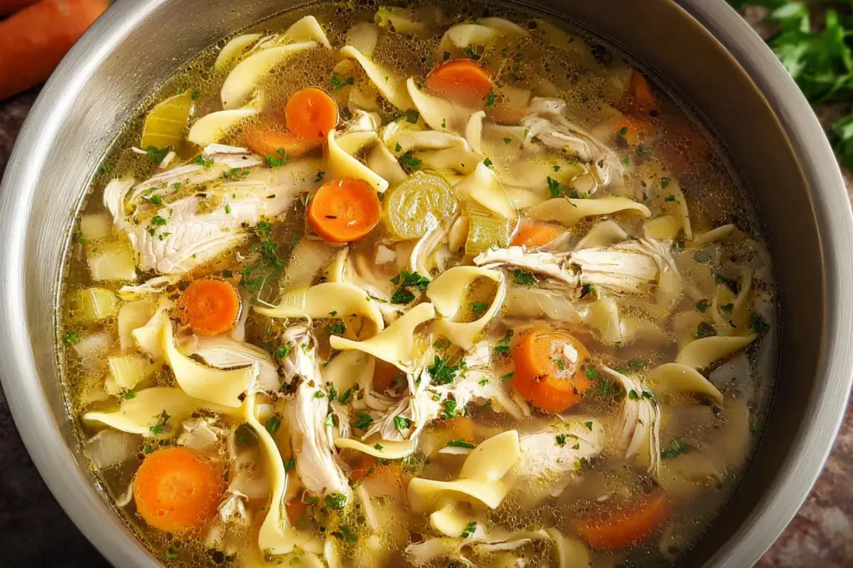 Homemade Chicken Noodle Soup Recipe