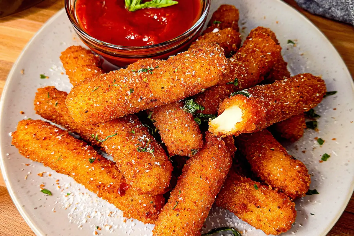 Crispy Mozzarella Sticks Recipe