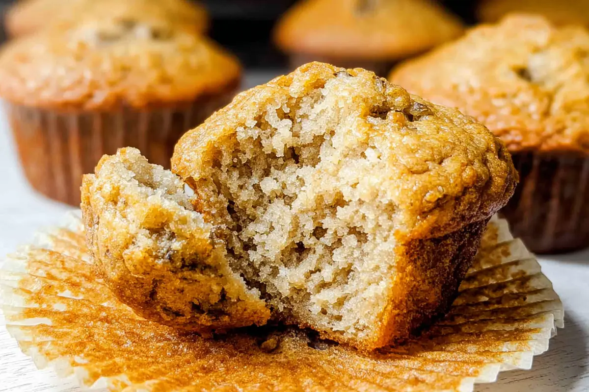 Sourdough Discard Banana Muffins