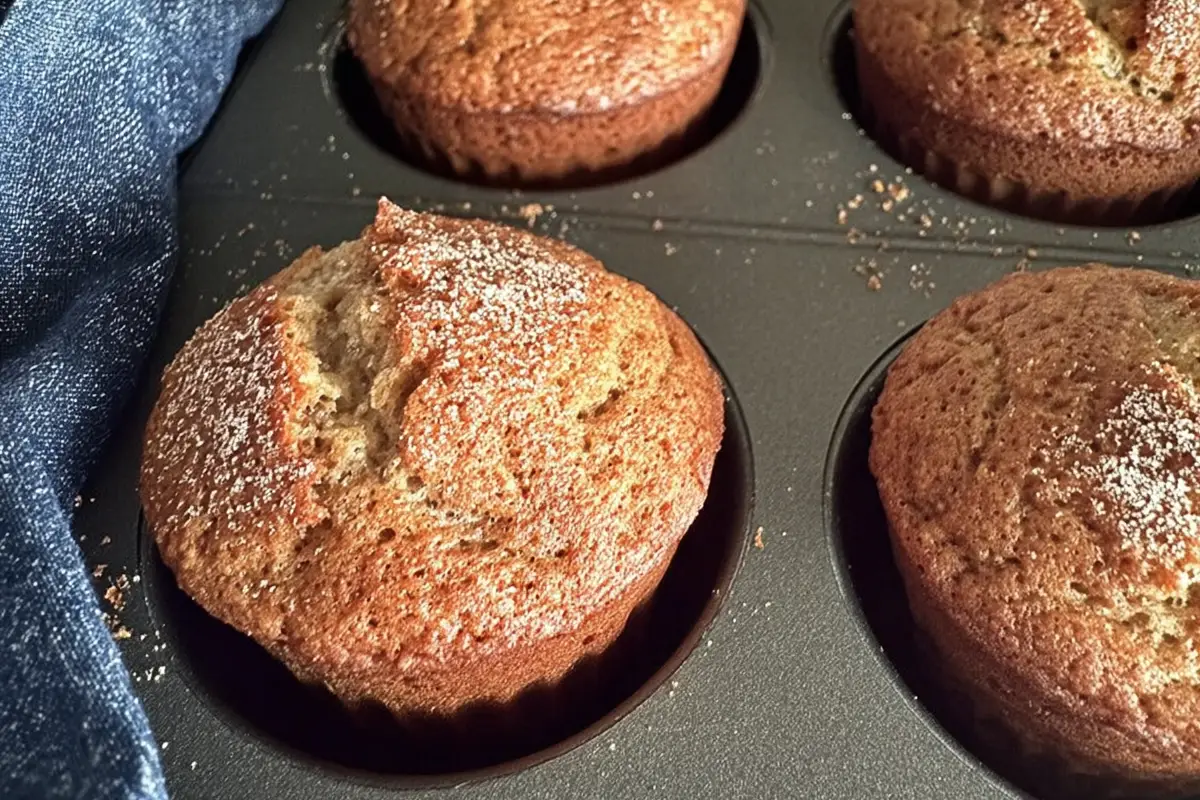 Sourdough Discard Banana Muffins