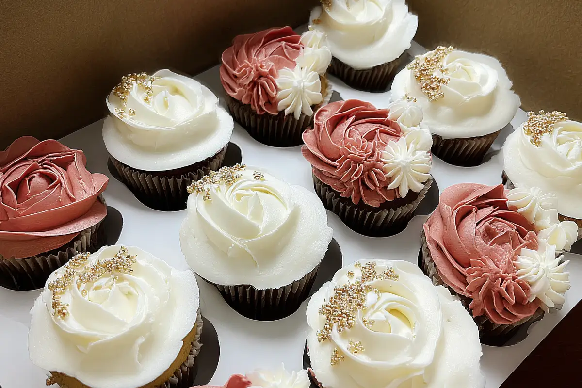 bridal shower cupcakes