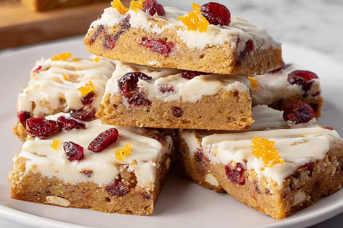 Cranberry Bliss Bars Recipe