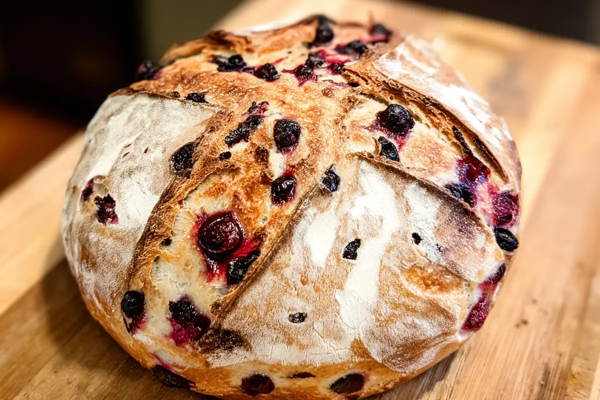 Lemon Blueberry Sourdough Bread Recipe