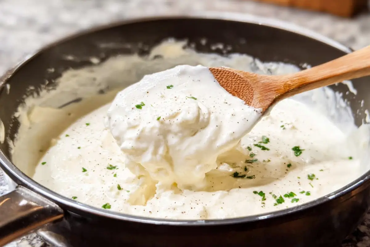 Cottage Cheese Alfredo Sauce