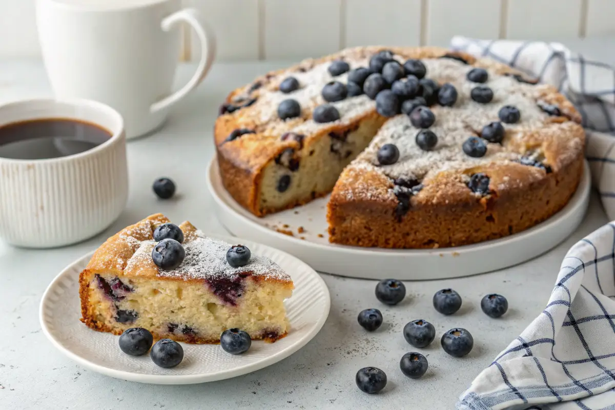 Buttery Blueberry Coffee Cake