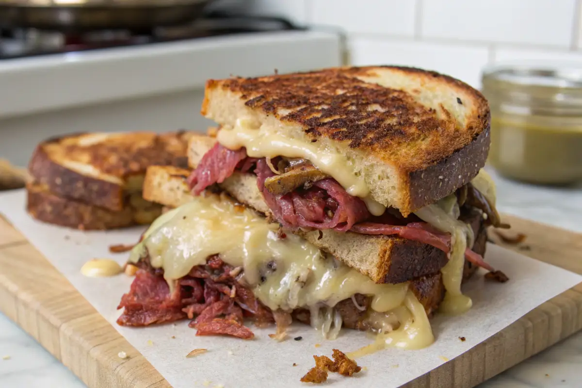 Corned Beef Melt Sandwich