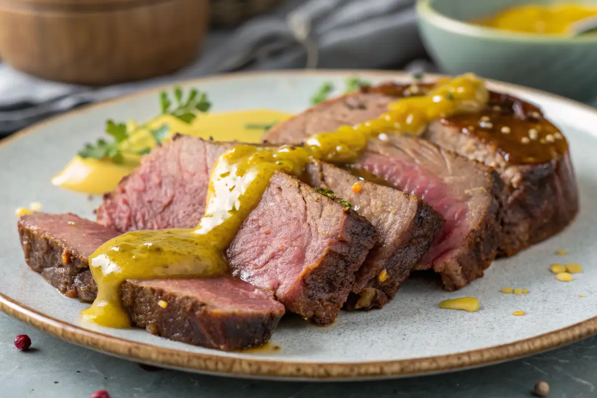 Corned Beef with Mustard Glaze