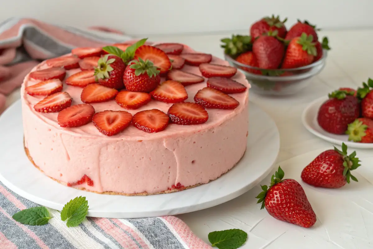 Fresh Strawberry Cake