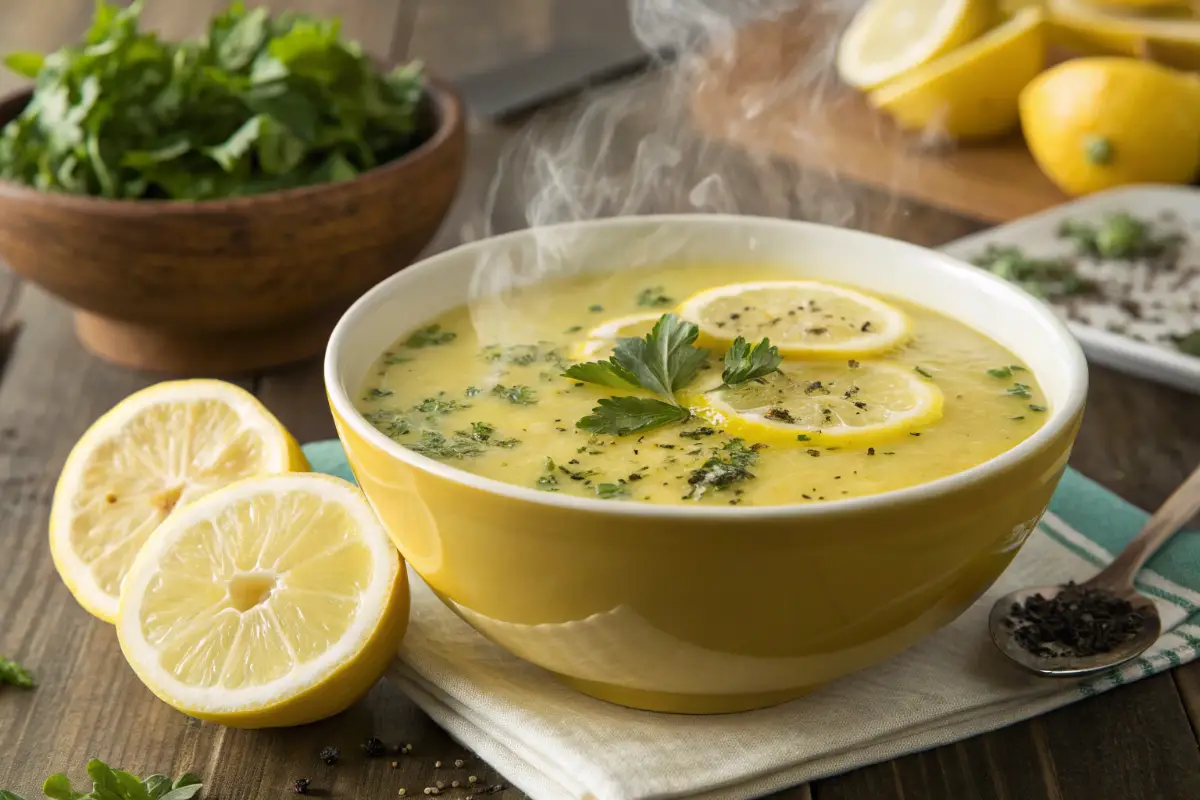 Greek lemon soup