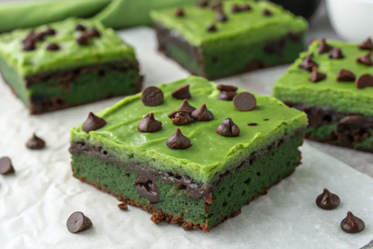 Green Velvet Brownies