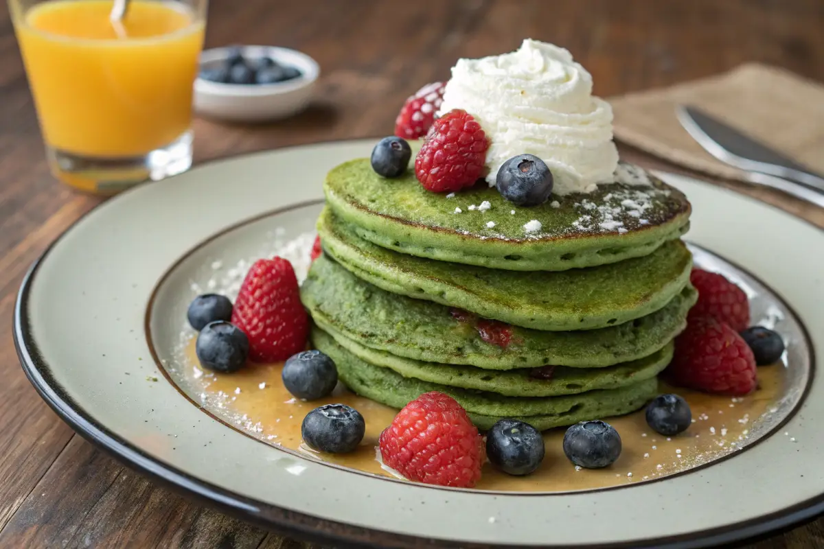 Green Pancakes Recipe