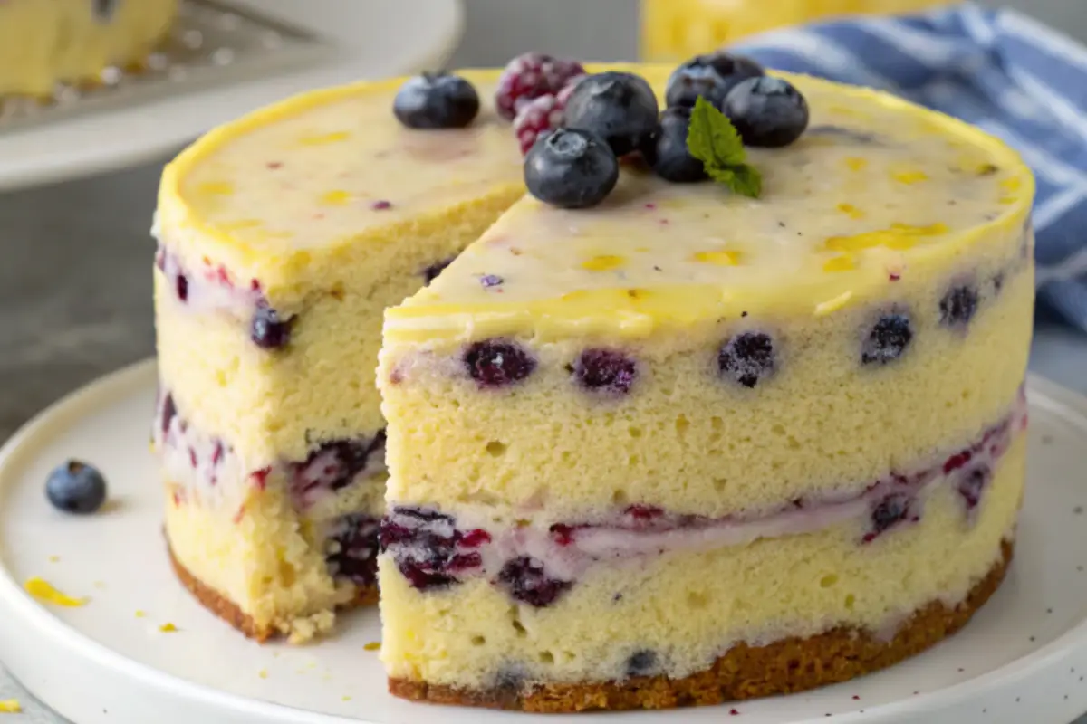 Lemon Blueberry Cake