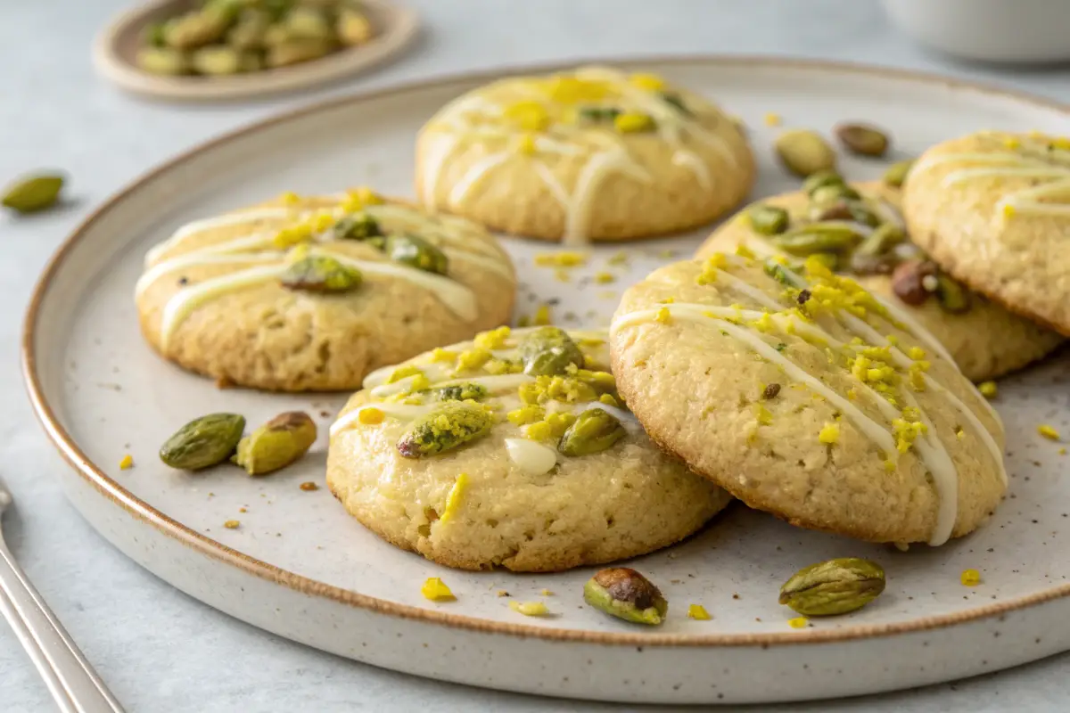 Pistachio Lemon Cookies