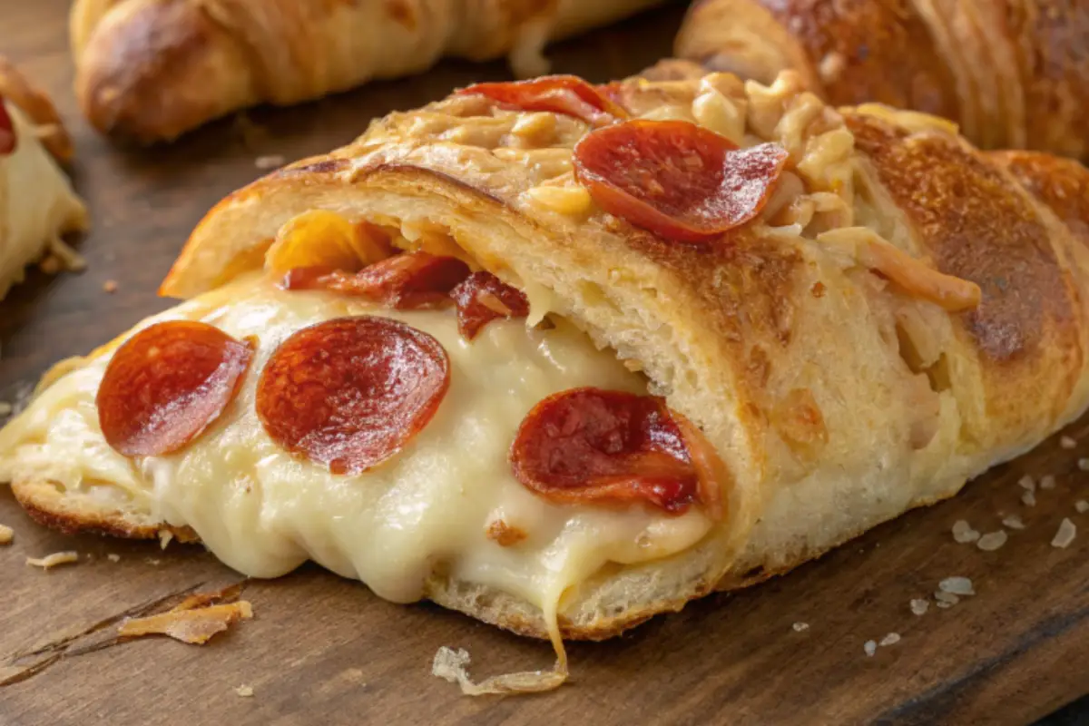 Pizza Croissants (Pepperoni and Cheese)