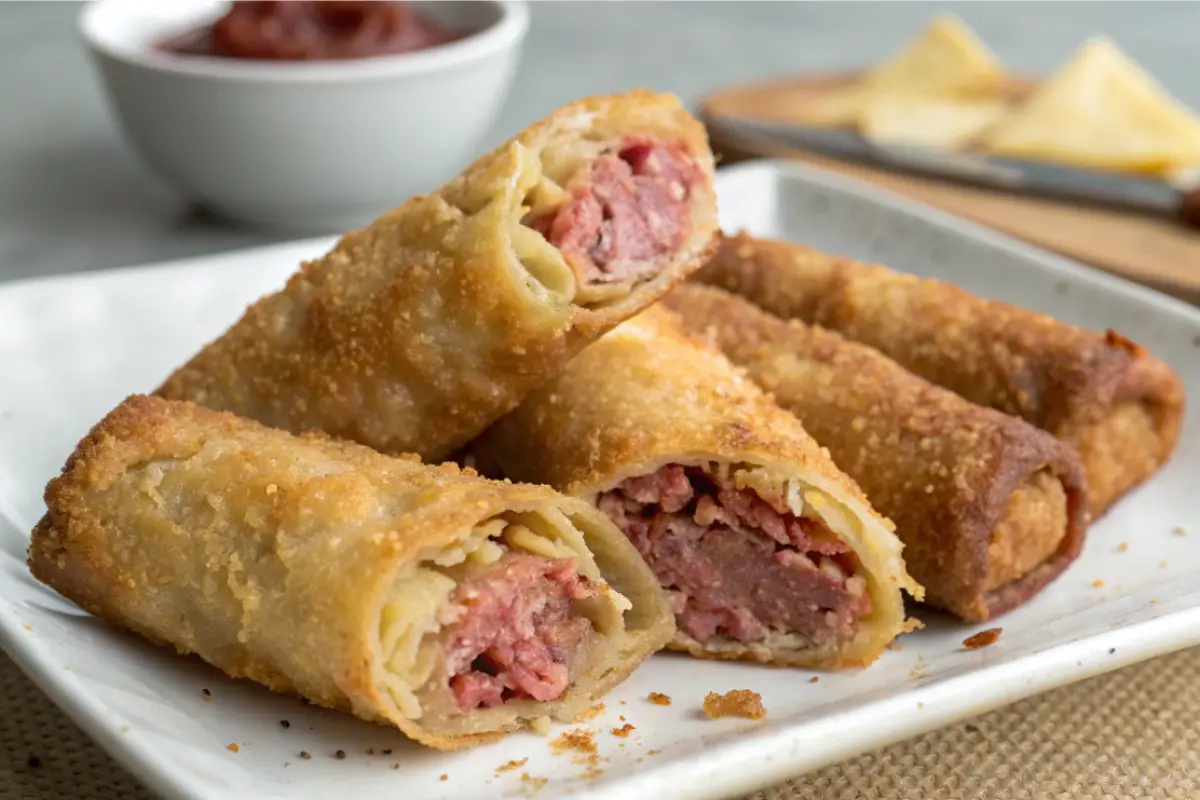 Corned Beef Egg Rolls