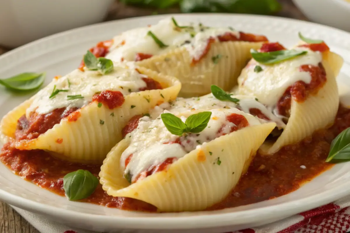 Cottage Cheese Stuffed Shells