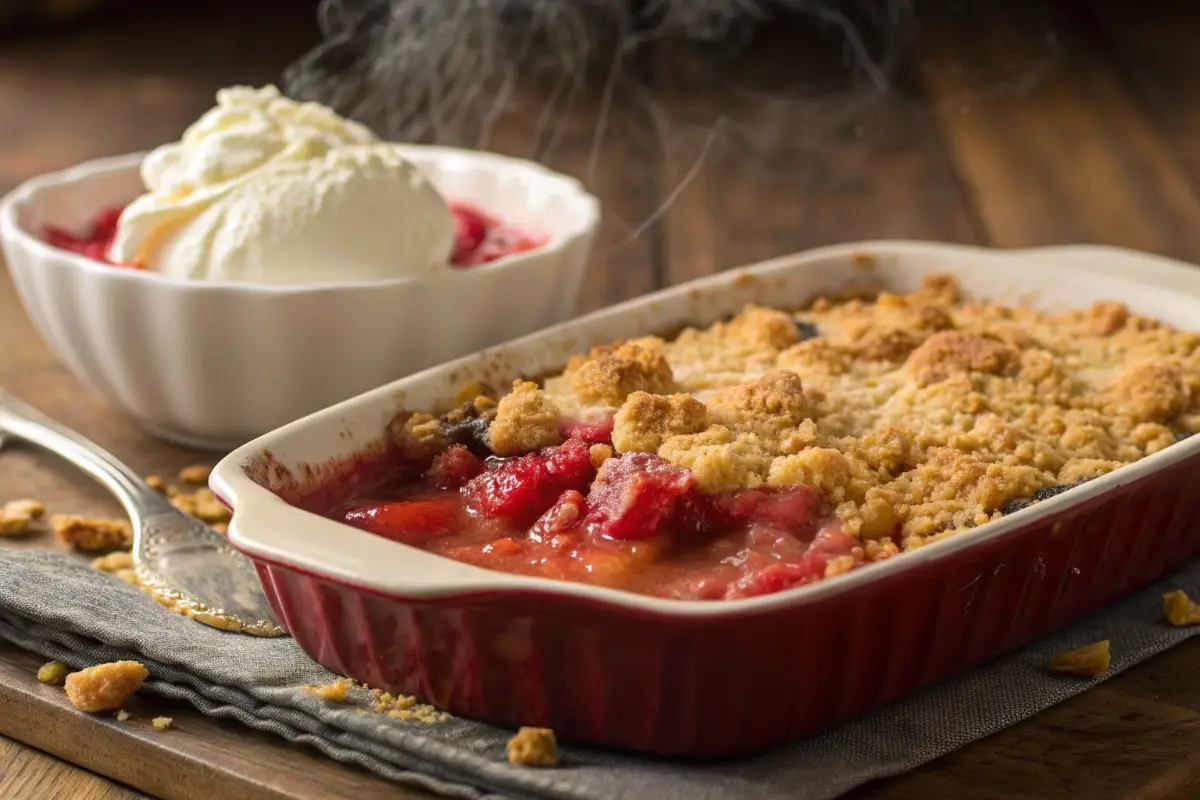 Rhubarb Crisp