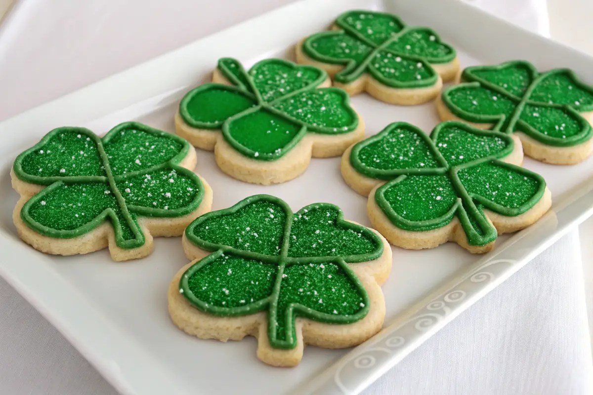 Shamrock Sugar Cookies