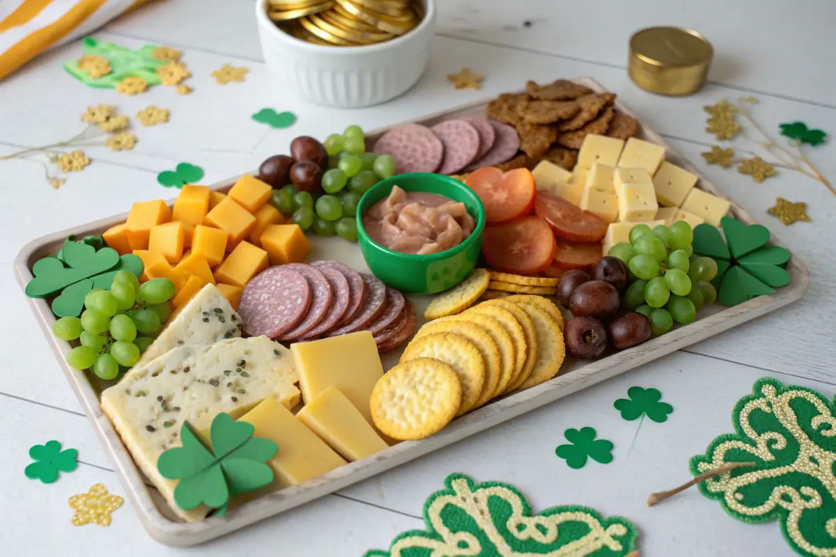 St Patricks Day Charcuterie Board