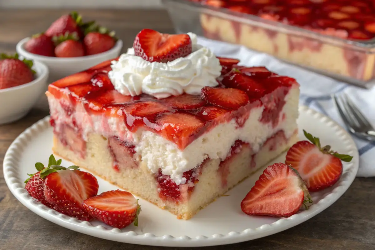Strawberry Poke Cake