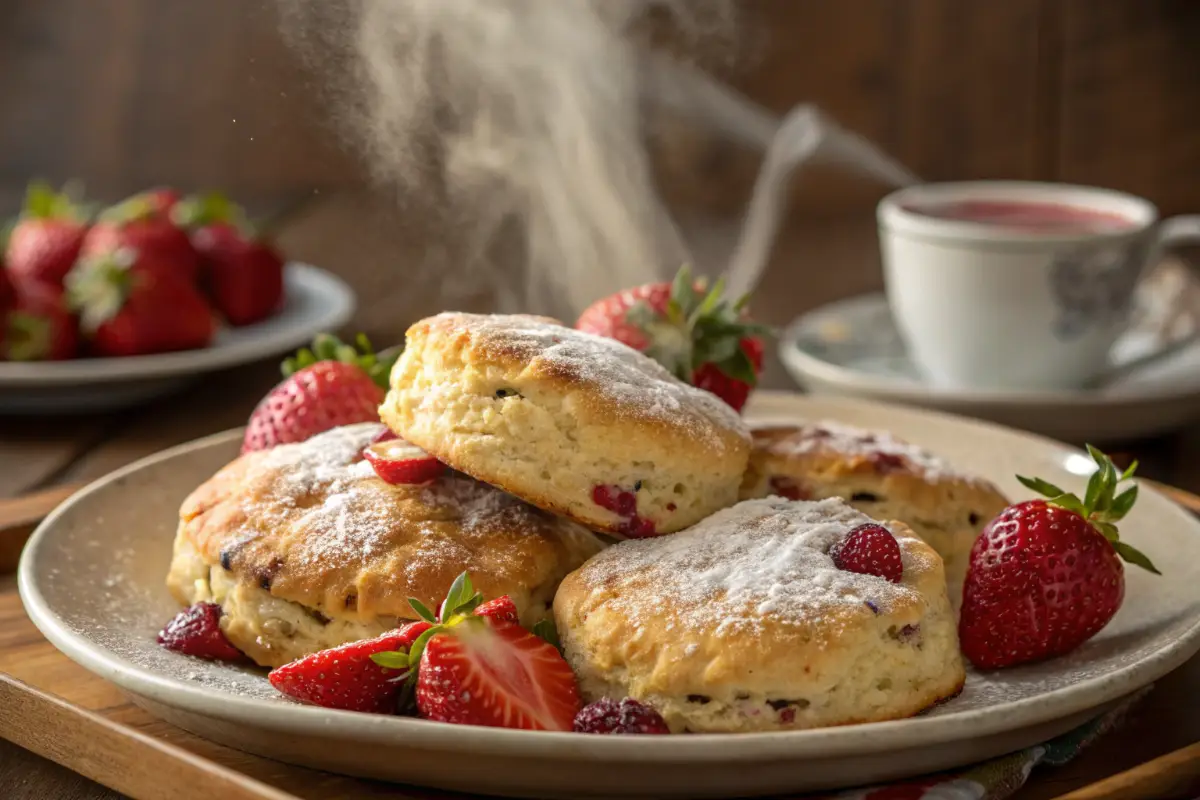 Strawberry Scones